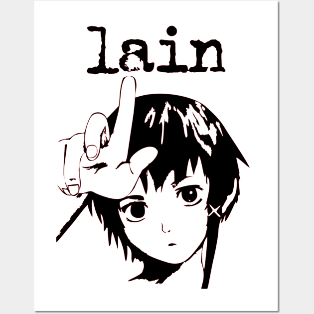 Serial Experiments Lain Wall Art by OtakuPapercraft